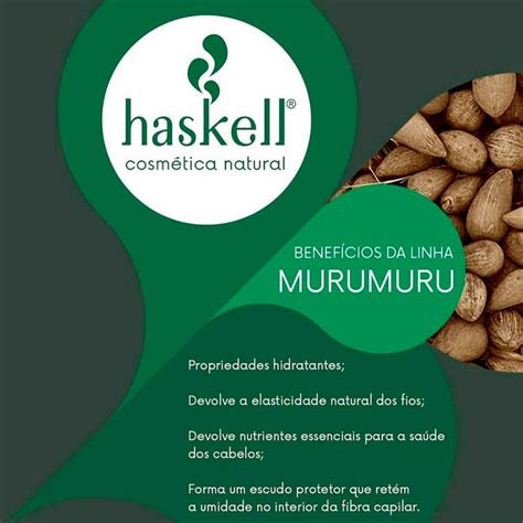 Kit Haskell Murumuru Shampoo E Condicionador Ml Sol Peeling