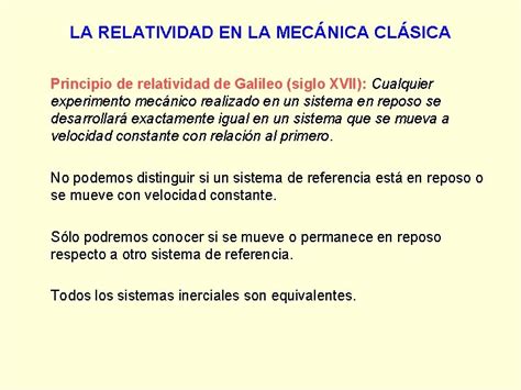 Relatividad Especial Sistemas De Referencia Sistema De Referencia