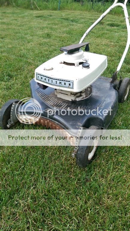 Old Craftsman Push Mower The Friendliest Tractor