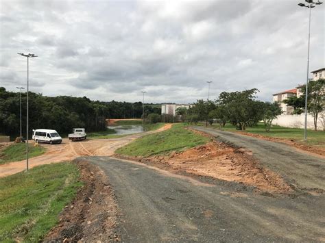 Secretaria De Obras D Andamento Ciclovia E Pista De Caminhada Do