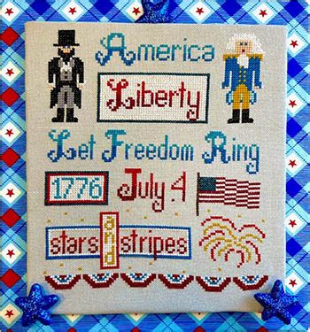 Cross Stitch Corner Pickle Barrel Designs American Liberty