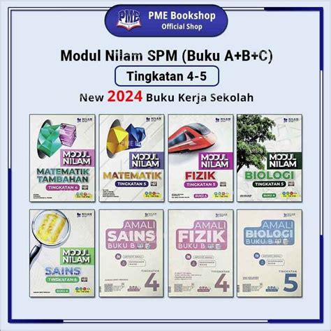 PME Bookshop 2024 Buku Sekolah Nilam Publication Modul Nilam SPM