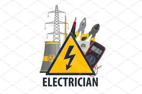 Electricity And Electric Engineering Technology Illustrations