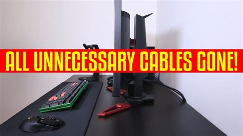 A Simple Trick To Hide Your Keyboard Cable Youtube