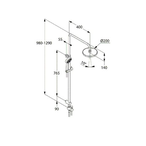 Kludi Logo Dual Shower System