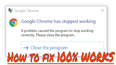 How To Fix Google Chrome Has Stopped Working In Windows Youtube