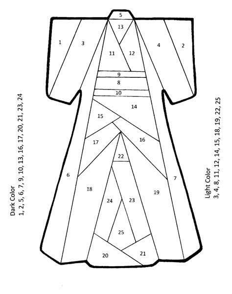 The Born Doodler Iris Folding Kimono Pattern