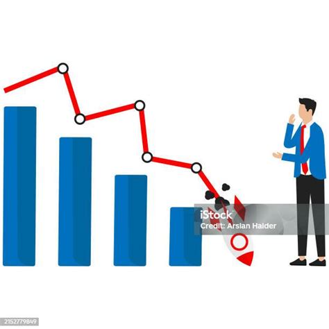 Vetores De Recessão Econômica E Conceito De Crise De Lucros E Perdas