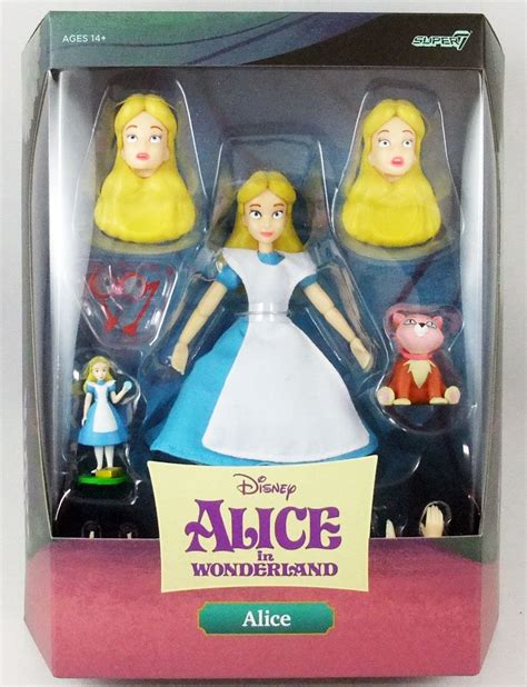 Alice Au Pays Des Merveilles Disney Super7 Ultimates Figure Alice