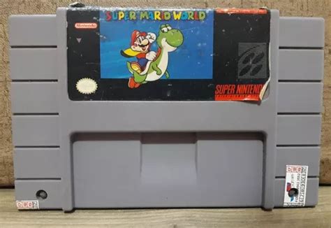 Super Mario World Cartucho Original De Super Nintendo Venda Em