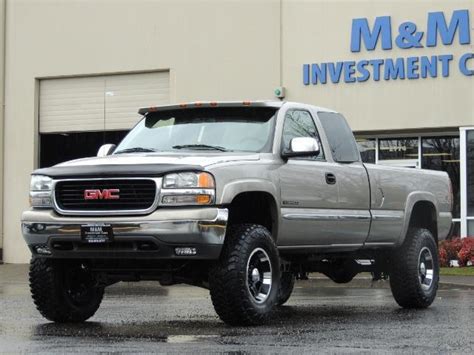 2000 Gmc Sierra 2500 Slt 3 Door 4x4 Long Bed Low Miles Lifted