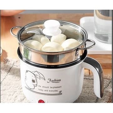 Multifunctional Electrical Non Stick Hot Pot Steamer Pengukus Periuk Panas Tidak Melekat