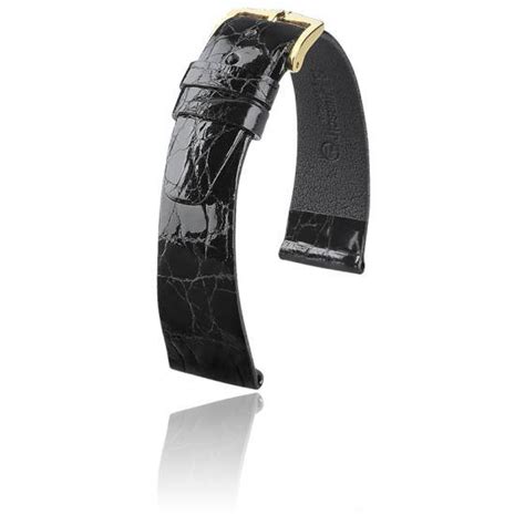 Bracelet Cuir Prestige Noir Hirsch Ocarat