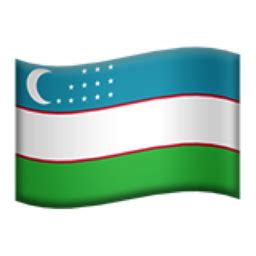 Uzbekistan Emoji (U+1F1FA, U+1F1FF)