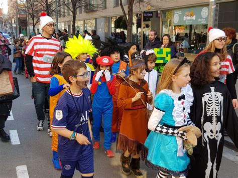 FOTOGALERIA Rua de Carnestoltes 2023 de lescola Bisbat dÈgara de