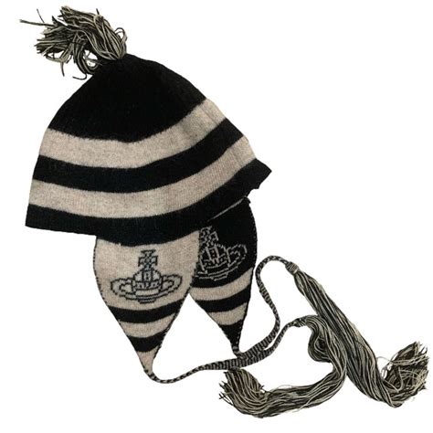 Vivienne Westwood Vivienne Westwood NANA Orb Knit Beanie Hat Grailed