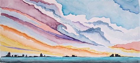 Skyscape 3 Painting by Nicholas Alberti | Fine Art America