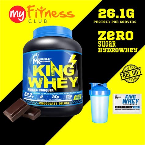 Muscle Kingdom King Whey Isolated Protein Kg Shopee Malaysia