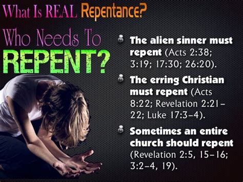 What Is Real True Genuine Repentance