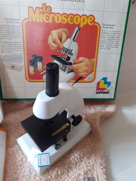 Microscope vintage jeux laffont science découverte Jeux laffont Beebs