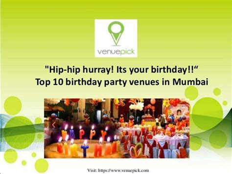 Birthday Party Venues In Mumbai