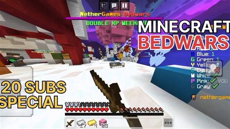 Minecraft Bedwars Gameplay YouTube