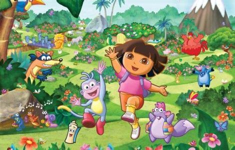 Draw Dora And Buji Clip Art Library