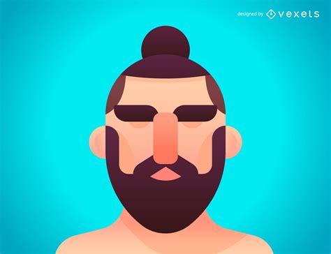 Man Bun Cartoon Character Bun Man Clipart Clip Hair Behind Buns Blonde Clipground Groupon