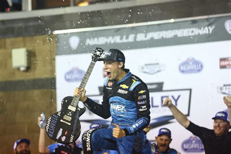 Carson Hocevar Rocks His Way to Nashville Victory Lane - The Podium Finish