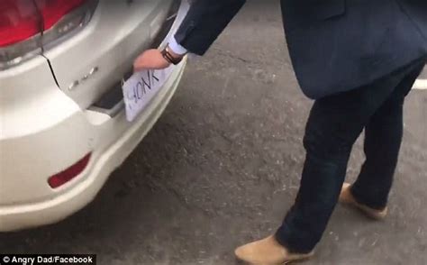 Angry Dad Loses His Temper Again After Son Puts HONK IF YOU RE HORNY