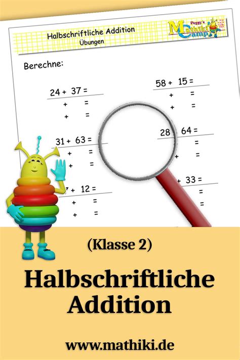 Halbschriftliche Addition Bis 100 Mathiki Artofit