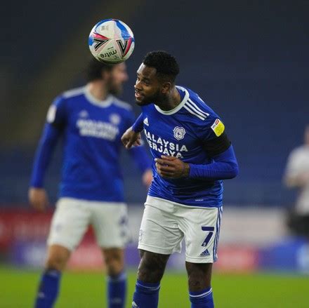 Leandro Bacuna Cardiff City Heads Ball Editorial Stock Photo Stock