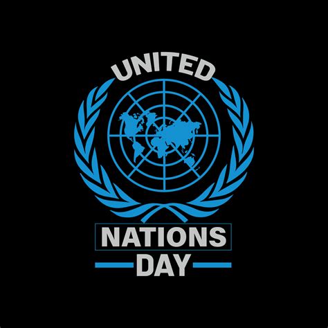 United Nations Day Typography and Minimal T shirt design 23508137 ...