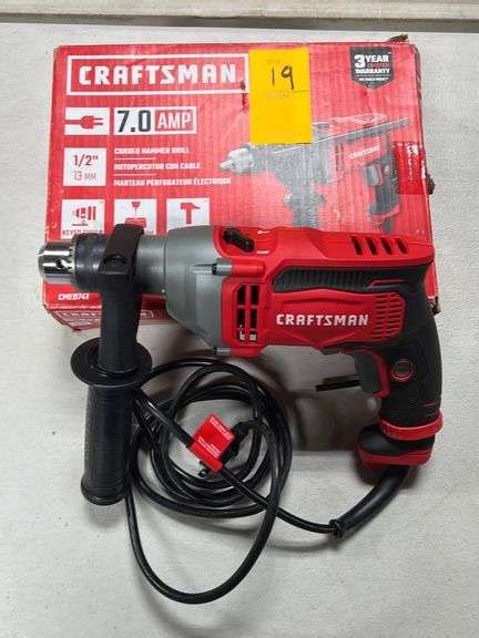 Craftsman Cmed In Corded Hammer Drill Nw Asset Services