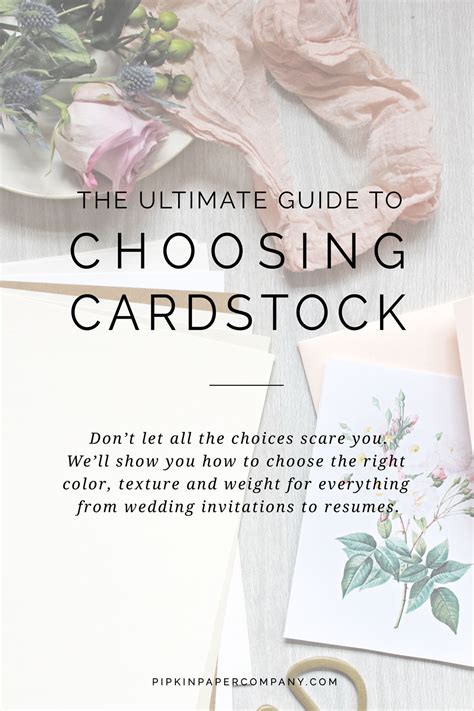 The-Ultimate-Guide-to-Cardstock | Pipkin Paper Company