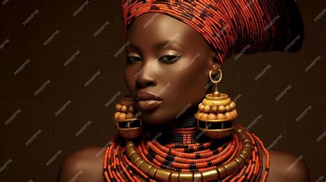 Premium Ai Image African Jewelry And Accessories Are Beautiful