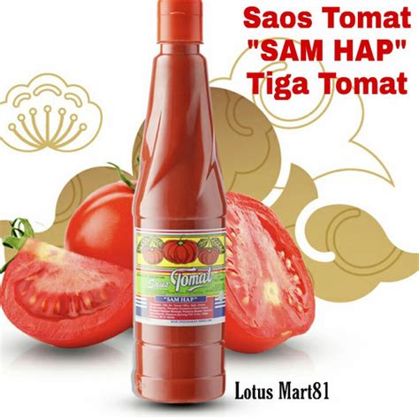 Jual SAOS SAUS TOMAT SAM HAP SAMHAP CAP TIGA TOMAT 630ML Kota