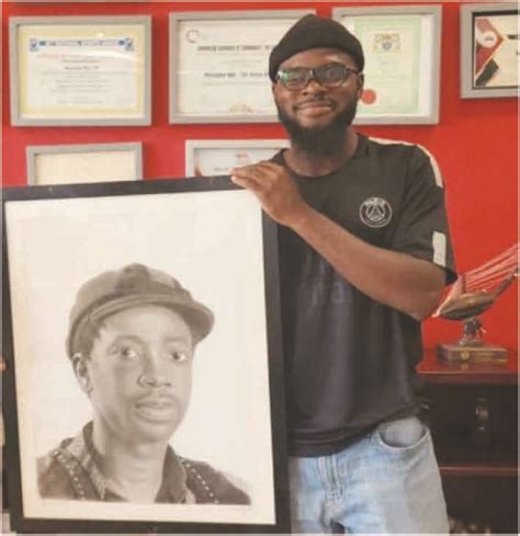 Artist Wants To Set Up 1st Ever Realism Pencil Art Industry In Gambia