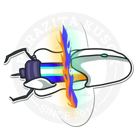 Купить стикер Портальная пушка из серии игр Portal - Игры