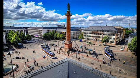 Beautiful Darmstadt City Summer Tour Darmstadt Hauptbahnhof Bus Tram