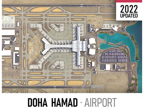 3D Model Doha Hamad 3D Airport VR AR Low Poly CGTrader