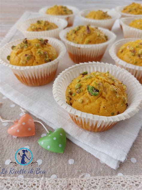 Muffin Alla Zucca Salati Con Pistacchio Ricetta Le Ricette Di Bea