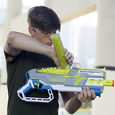 Nerf Hyper Siege 50 Pump Action Blaster And 40 Nerf Hyper Rounds 110