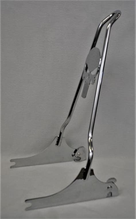 Chrome 06 Dyna Quick Release Punisher Sissy Bar 18