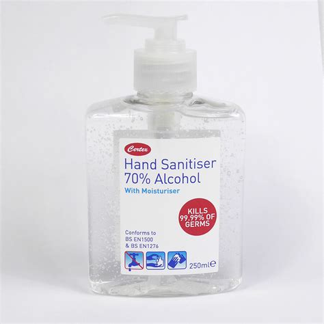 Certex 250ml 70% Alcohol Hand Sanitiser Gel - hygiene4less