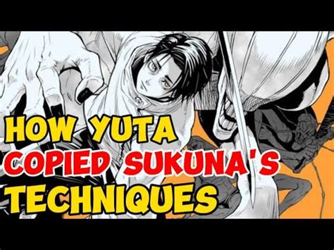 How Yuta Copied Sukuna S Techniques In JJK Chap 250 Jujutsu Kaisen