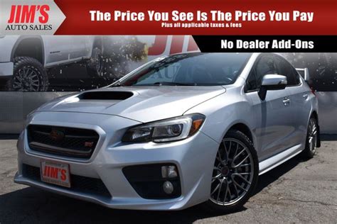 2015 Used Subaru Wrx Sti 4dr Sedan Limited At Jims Auto Sales Serving