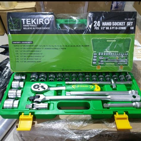 Jual Kunci Sok Tekiro 24pcs 8 32 6pt Box Plastik Hand Socket Set