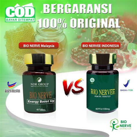 Jual Bio Nerve Nervee 100 Original NDR Malaysia BPOM Indonesia Obat