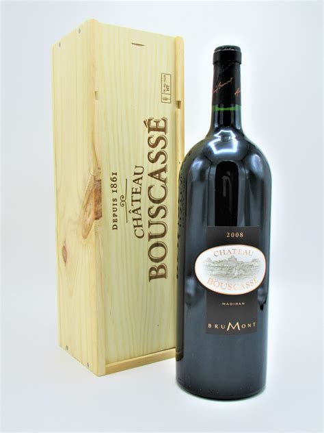 Madiran Château Bouscassé Magnum 2008 La Cave Saint Vincent